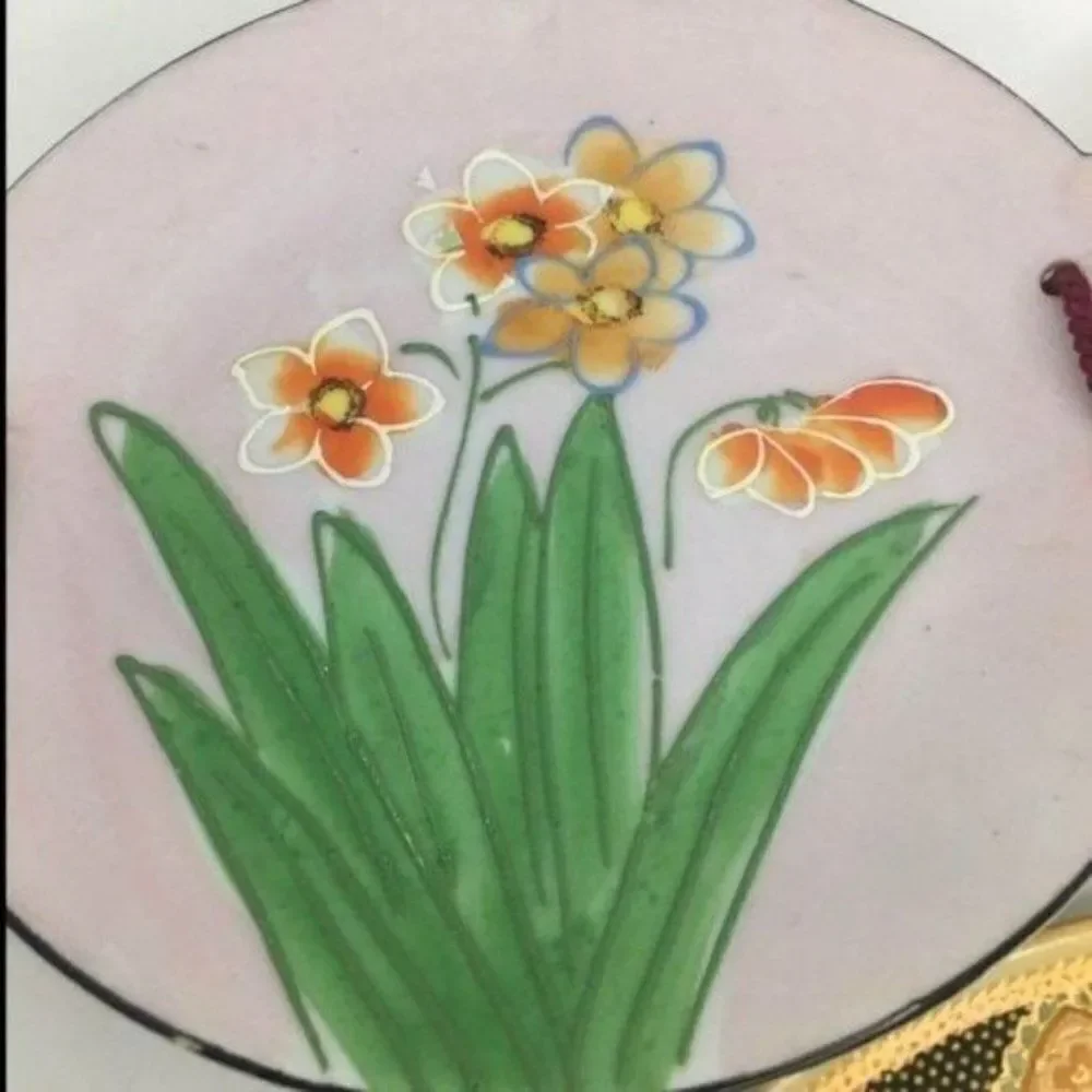 Vintage Japanese Decorative Plate Set Of 3